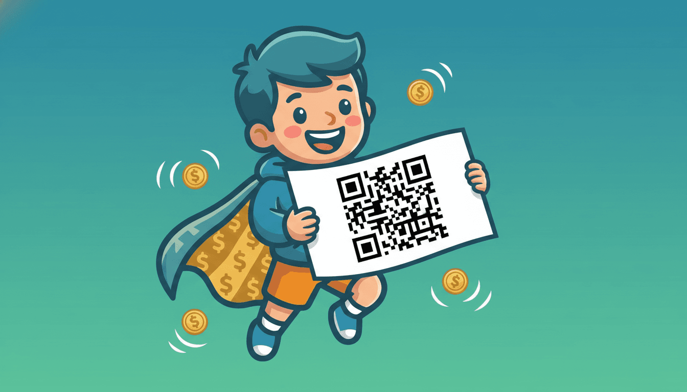 QR Code Dollar Bills: Print Your Own KidCash